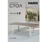 Стол NARDI ALLORO 140 EXTENSIBLE tortora bianco 42753.10.000 2
