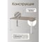 Стол NARDI ALLORO 140 EXTENSIBLE tortora bianco 42753.10.000 6
