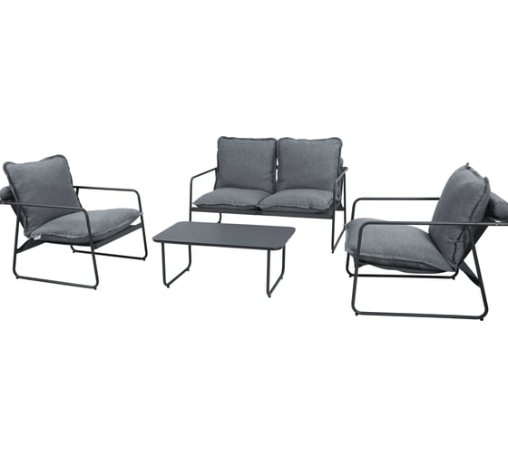 Набор мебели для сада AGARDENN Hampshire, темно-серый AG4001