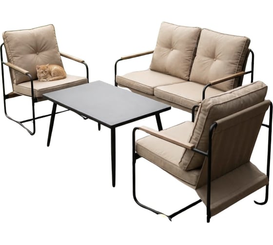 Набор мебели для сада AGARDENN Somerset, бежевый AG3001