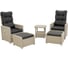 Комплект уличной мебели B:rattan MANCHESTER OTTO SET 2, серый CHR02GA 1