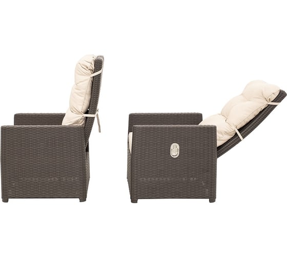 Комплект уличной мебели B:rattan MANCHESTER SET 2, венге CH02VB
