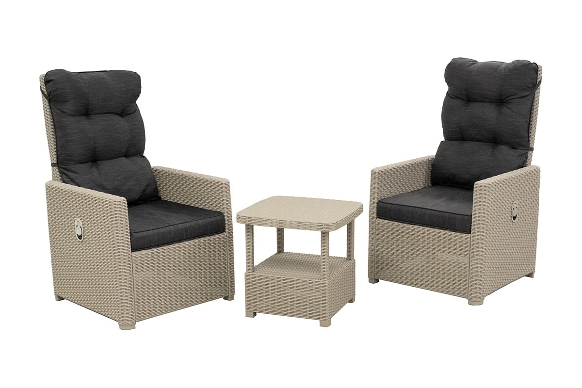 Комплект уличной мебели B:rattan MANCHESTER SET 2, серый CH02GA ...