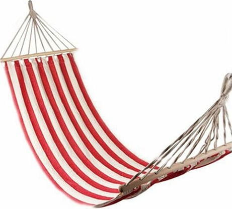 Тканевый гамак с перекладиной Garden story Полоска 2000х1300 мм WRD03