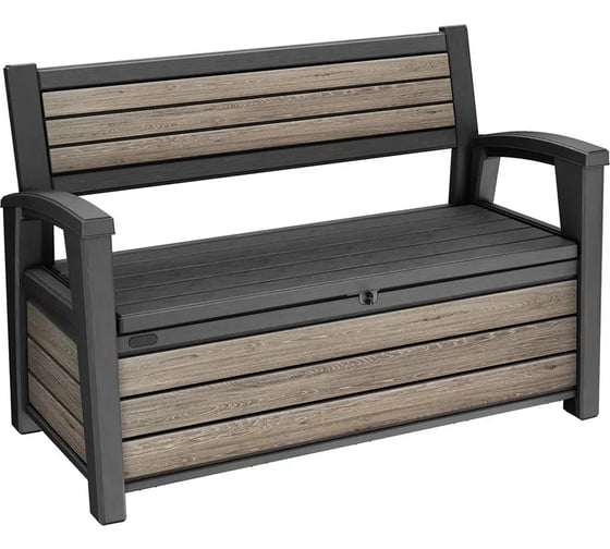 Скамья-сундук Keter Deco Garden Bench 227 L Ashwood 261850