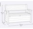 Скамья-сундук Keter Deco Garden Bench 227 L Ashwood 261850 8