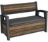 Скамья-сундук Keter Deco Garden Bench 227 L Walnut 261839 1