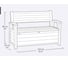 Скамья-сундук Keter Deco Garden Bench 227 L Walnut 261839 7