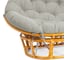 Диван Tetchair Мамасан/Mamasan (23/02 W) /с подушкой/ 169х102х80см, пекан орех, матрац 182х119см, ткань серо-бежевая 3м 16/2 25287 6