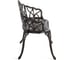 Скамья Tetchair Штраус/Strauss алюминиевый сплав, 99хх56х76см, бронзовый 11703 2