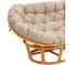 Диван Tetchair Мамасан/Mamasan (23/02 W) /с подушкой/ 169х102х80см, коньячный, матрац 182х119см, рогожка, меланж 25869 5