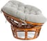 Диван Tetchair Мамасан/Mamasan (23/02 W) /с подушкой/ 169х102х80см, коньячный, матрац 182х119см, ткань серо-бежевая 3м 16/2 25285 2