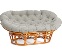 Диван Tetchair Мамасан/Mamasan (23/02 W) /с подушкой/ 169х102х80см, медовый, матрац 182х119см, ткань серо-бежевая 3м 16/2 25286