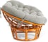 Диван Tetchair Мамасан/Mamasan (23/02 W) /с подушкой/ 169х102х80см, медовый, матрац 182х119см, ткань серо-бежевая 3м 16/2 25286 2