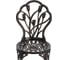 Комплект Tetchair Вальс Цветов/Waltz of Flowers (стол+2 стула) алюминиевый сплав, D60/H67, 47х41х86см, бронзовый 11378 7