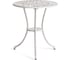 Комплект Tetchair Вальс Цветов/Waltz of Flowers (стол+2 стула) алюминиевый сплав, D60/H67, 52х40х89см, античный белый 11382 2
