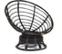 Кресло-качалка Tetchair Папасан/Papasan (W 23/01 B) /без подушки/ 115х78х104см, античный черно-коричневый 5217 1