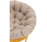 Кресло Tetchair Папасан/Papasan (23/01 W) /с подушкой/ 115х101х104см, медовый, подушка рогожка, меланж 25877 5