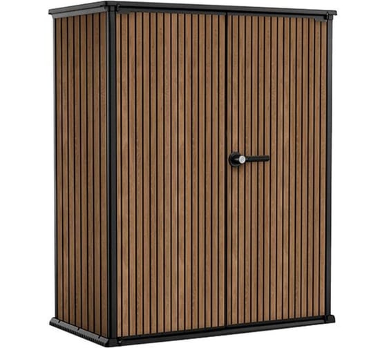 Шкаф уличный Keter Vertical Shed 1400 L коричневый 261093
