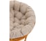 Кресло Tetchair Папасан/Papasan (23/01 W) /с подушкой/ 115х101х104см, пекан орех, подушка рогожка, меланж 25878 6