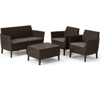 Комплект мебели Keter Salemo set коричневый 258966
