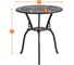 Комплект Tetchair Романс/Romance (стол+2 стула) алюминиевый сплав, D60/H67, 53х41х89см, бронзовый 10670 10