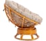 Кресло-качалка Tetchair Папасан/Papasan (W 23/01 B) /с подушкой/ 115х78х104см, коньячный, подушка рогожка, меланж 25873 3