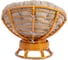Кресло-качалка Tetchair Папасан/Papasan (W 23/01 B) /с подушкой/ 115х78х104см, коньячный, подушка рогожка, меланж 25873 4