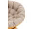 Кресло-качалка Tetchair Папасан/Papasan (W 23/01 B) /с подушкой/ 115х78х104см, медовый, подушка рогожка, меланж 25872 5