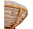 Кресло-качалка Tetchair Папасан/Papasan (W 23/01 B) /с подушкой/ 115х78х104см, пекан орех, подушка рогожка, меланж 25874 6