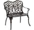 Скамья Tetchair Симфония/Symphonie сплав металла/алюминий, бронзовый 95х56х92см 10673 1