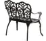Скамья Tetchair Симфония/Symphonie сплав металла/алюминий, бронзовый 95х56х92см 10673 2