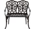 Скамья Tetchair Симфония/Symphonie сплав металла/алюминий, бронзовый 95х56х92см 10673 3