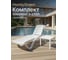Шезлонг пластиковый HOMLYGREEN лежак, белый, 192х62х32 см, стол 94х94см ARD260981 2