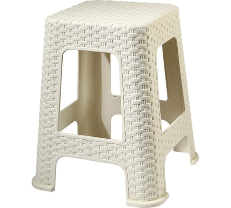 Табурет Violet Ротанг, высота 45 см, слоновая кость 220226
