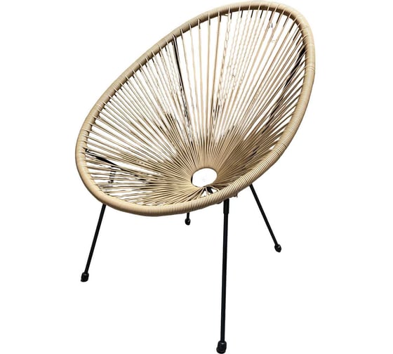 Садовое кресло KSG Kingstyle GC-31 Frias Black/Beige KS-001295