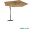 Зонт садовый Green glade с LEDподсветкой светло-коричневый 6013 2