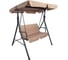 Качели садовые NOSTRESS RELAX SC-001, 2 места, Ш140хГ110хВ153, мягкое сиденье, бежевый 680053 1