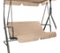 Качели садовые NOSTRESS RELAX SC-001, 2 места, Ш140хГ110хВ153, мягкое сиденье, бежевый 680053 3