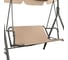 Качели садовые NOSTRESS RELAX SC-001, 2 места, Ш140хГ110хВ153, мягкое сиденье, бежевый 680053 5