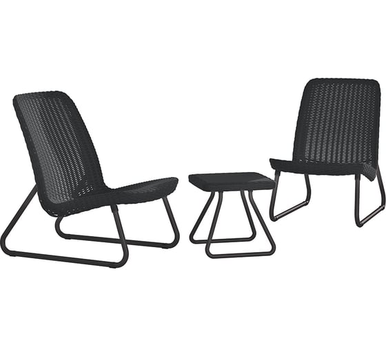 Комплект мебели Keter Rio patio set антрацит 211429