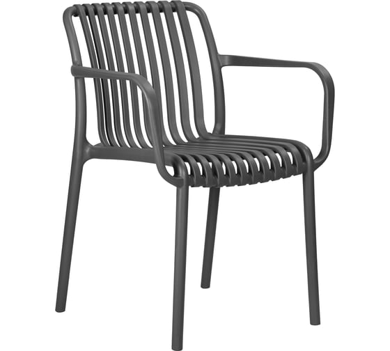 Стул обеденный DOBRIN WALTER ARM темно-серый GR-04 LMZL-PP776A_P_GR-04