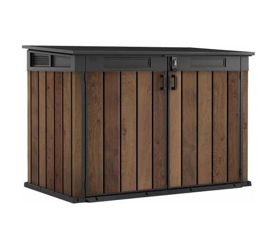 Шкаф уличный Keter Horizontal Shed 2020 L тёмно-коричневый 261095