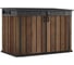 Шкаф уличный Keter Horizontal Shed 2020 L тёмно-коричневый 261095 1