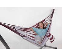 Гамак СИМАЛЕНД RG-13 бордовая полоска 3667860