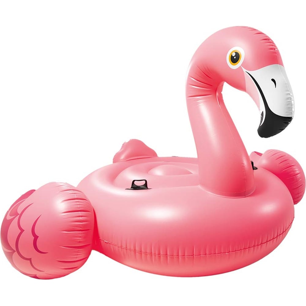 Надувной матрас-остров для плавания INTEX Большой Фламинго 203x196x124 ...