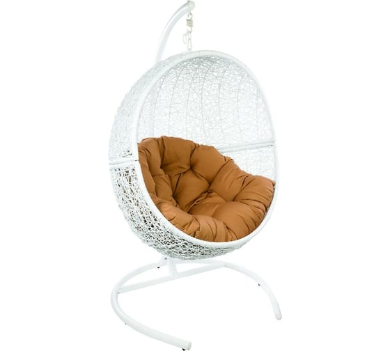 Подвесное кресло ЭкоДизайн LUNAR WHITE Y0068KD (W)