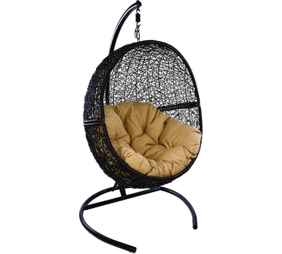 Подвесное кресло ЭкоДизайн LUNAR BLACK Y0068KD