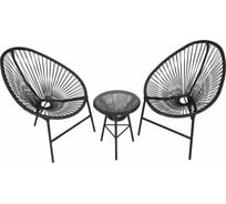 Кофейный комплект ЭкоДизайн ACAPULCO черный AC002+AC001 black