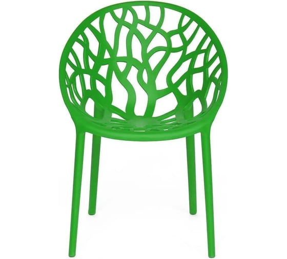 Стул Tetchair BUSH mod. 017 пластик, 60x58.5x80 см, зеленый, 4 шт. 12653